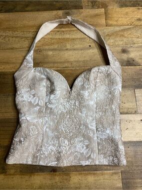 Reformation Astrid Halter Bustier Top